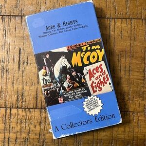 Tim Mccoy Blue 'Aces & Eights' Collector Edition VHS
